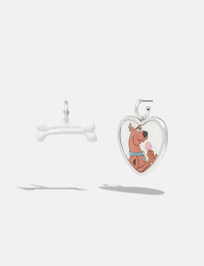 Scooby-Doo! Heart Bone Mismatch Earrings